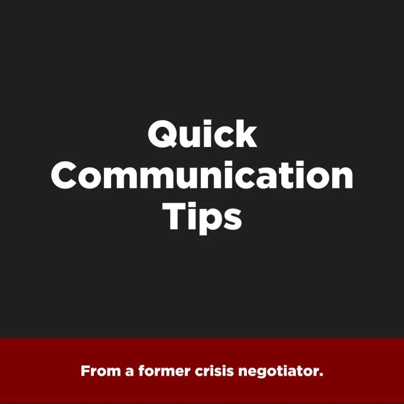 Quick Communication Tips