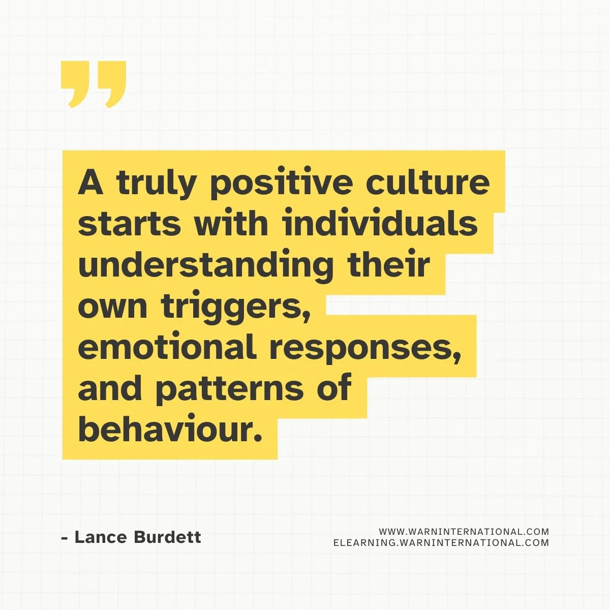 Workplace Culture WARN International