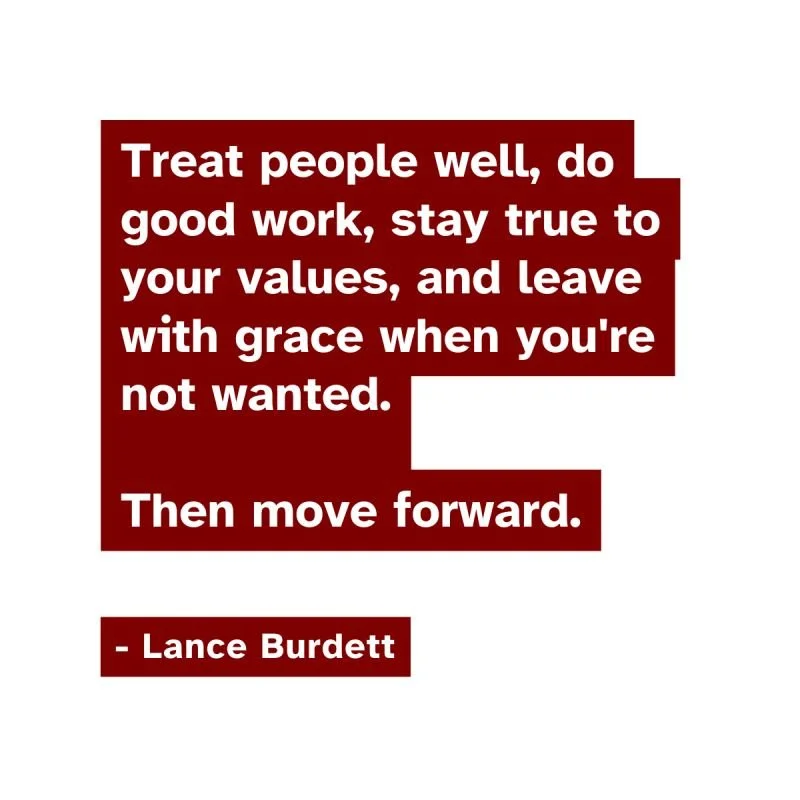 Leave With Grace.