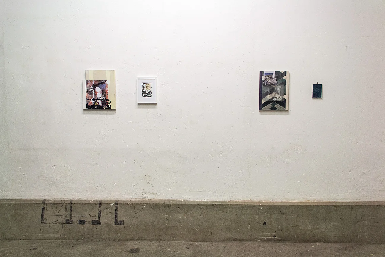 instalation view, first room