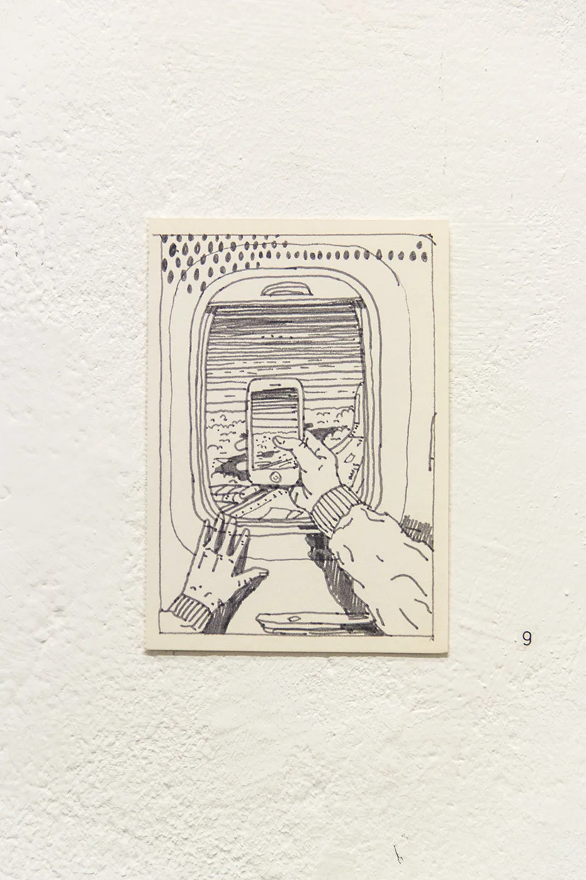 "picture the picture" - 10,5 x 15, drawing on paper, 2015