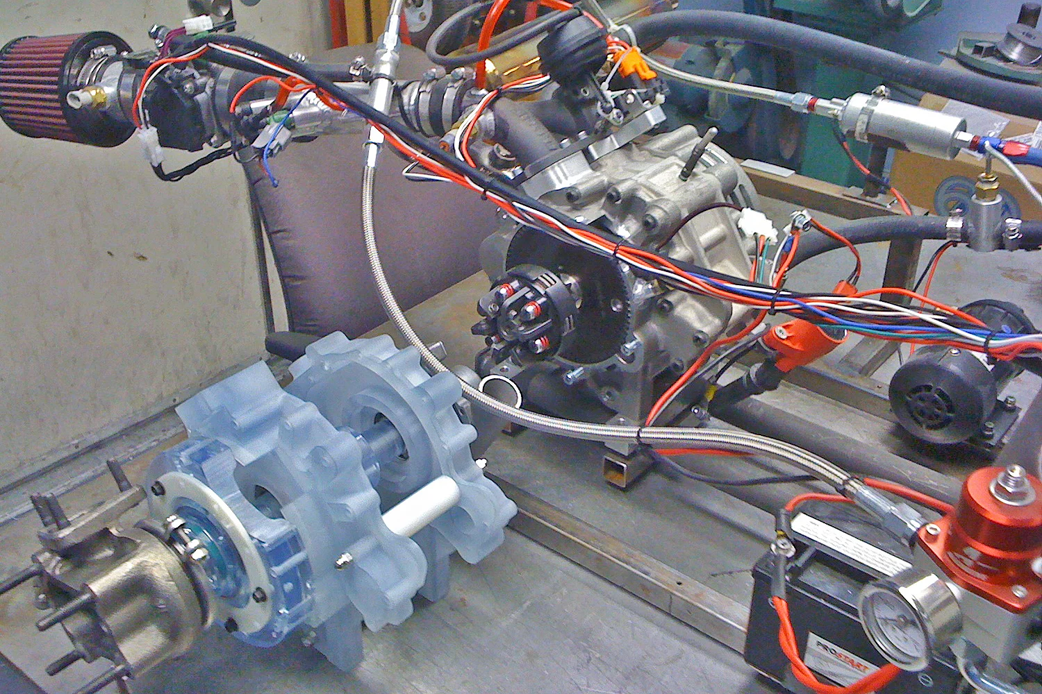 AIXRO XR50 donor engine & CATRE rapid prototype mock up