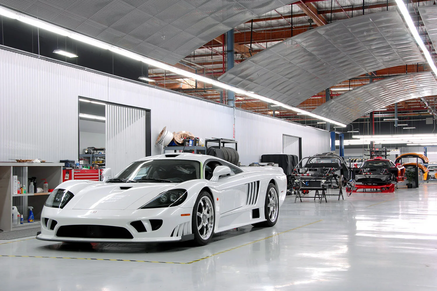 Saleen S7 Assembly Area