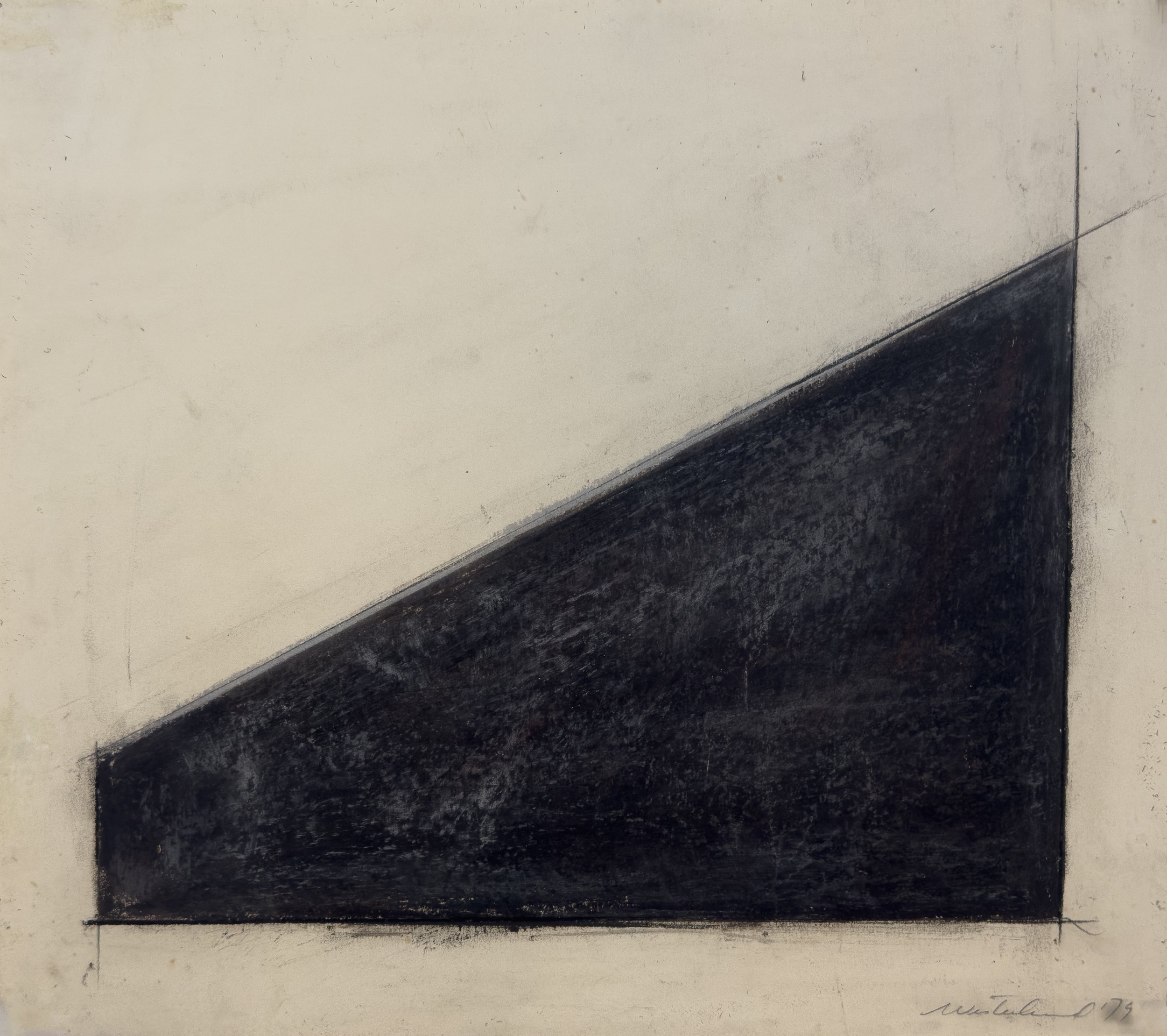 Drawing for V Mound, 1975​
