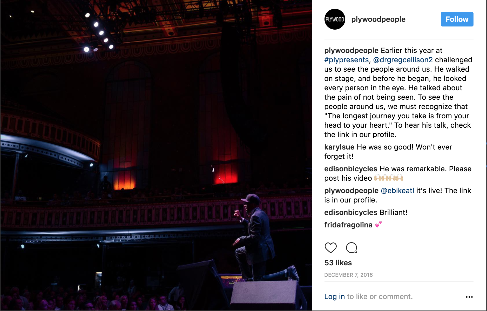 Presentation at Atlanta's, The Tabernacle 2016