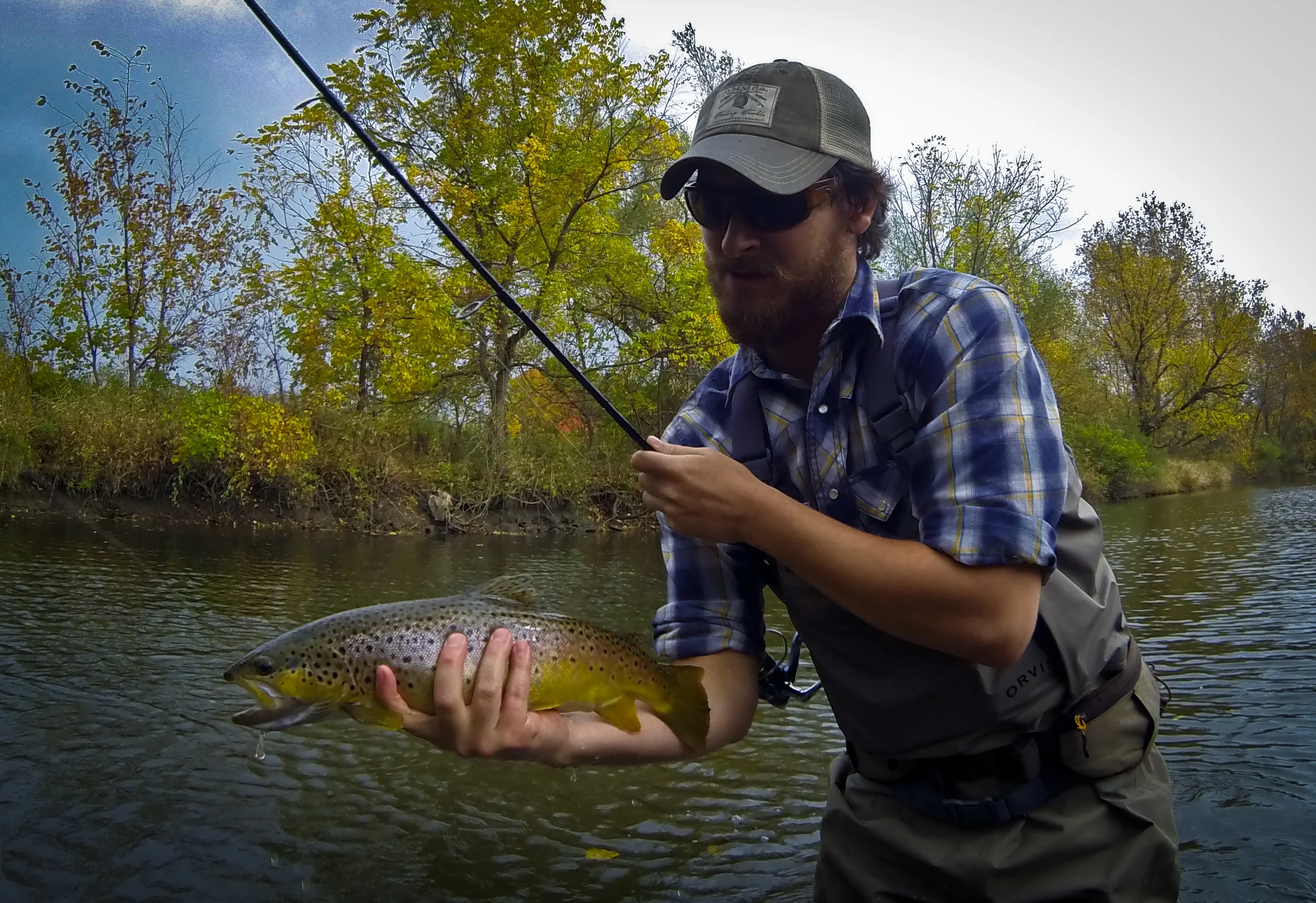Closing out the trout fishing season with an epic day!