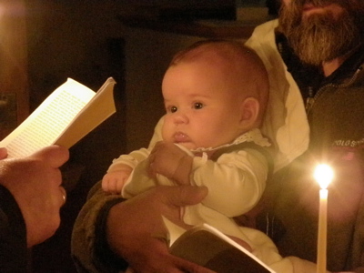 Baptism of Anna Victoria Olmsted 2009