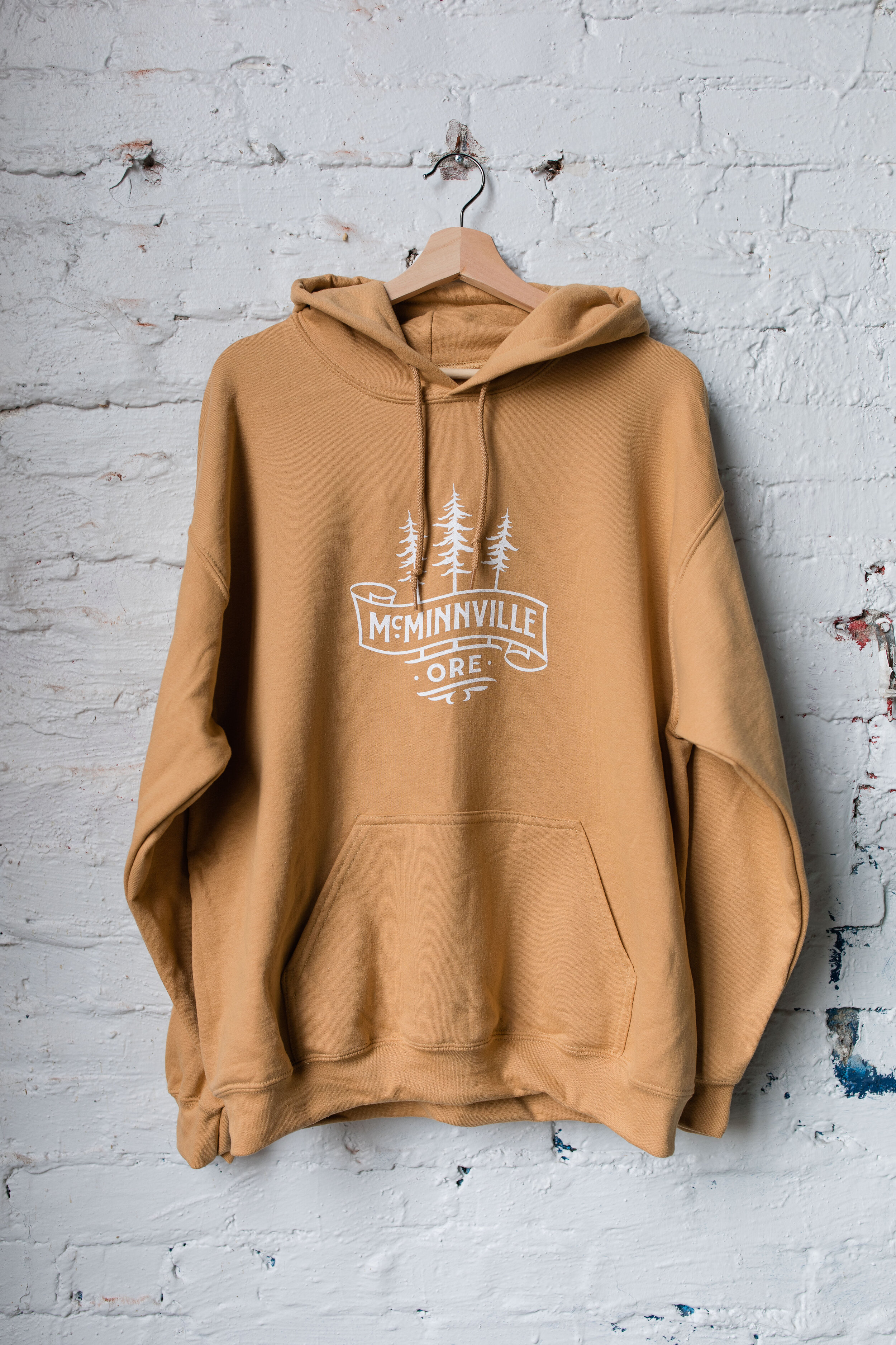 Pull Over Hoodie - Gold