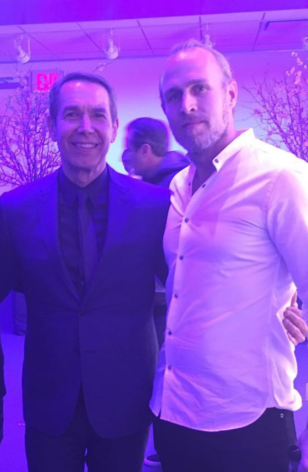 Jeff Koons & James Verbicky, contributing artists to the 2017 Waterkeeper Alliance Fundraiser (New York City, 2017)