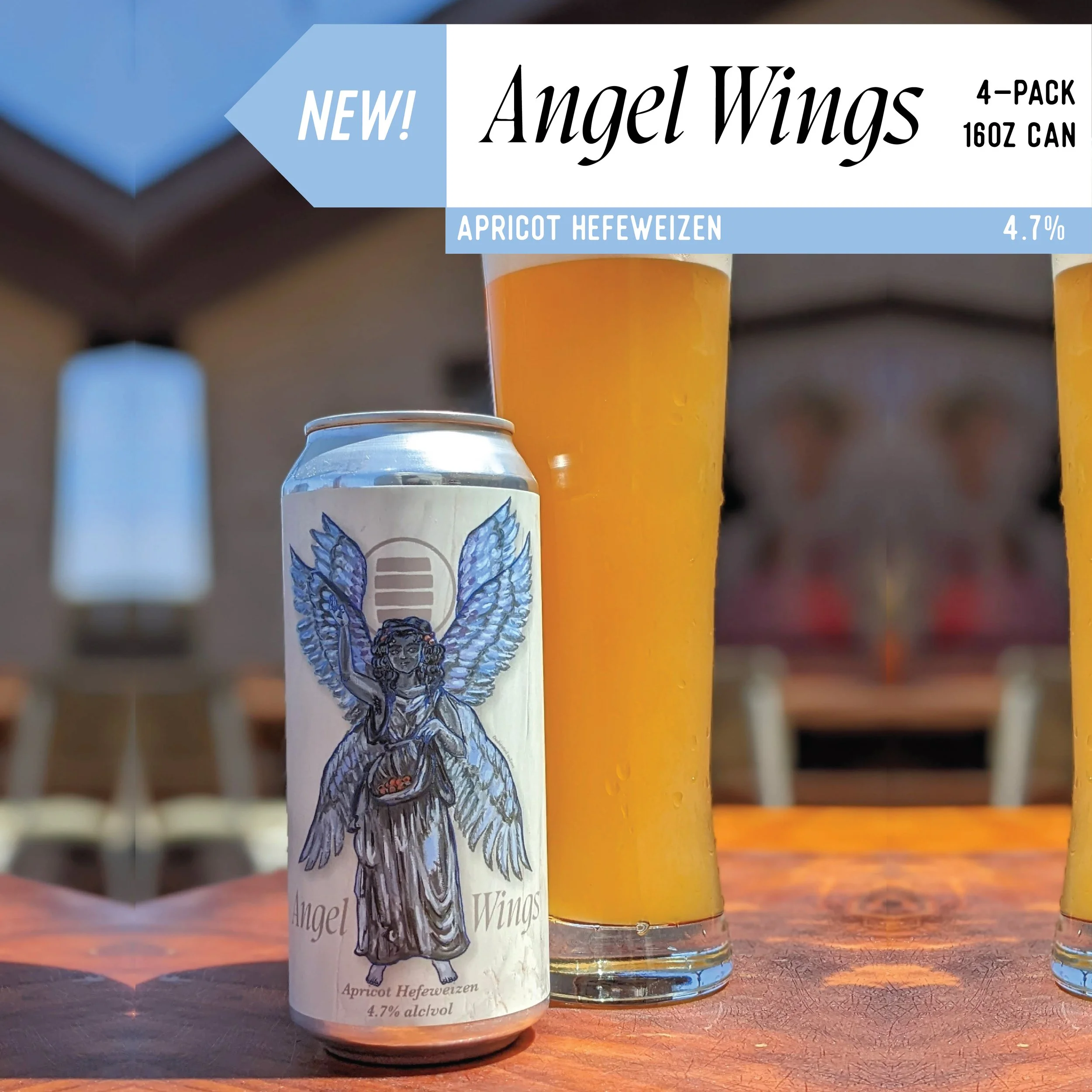 "Angel Wings" Apricot Hefeweizen (4.7%)