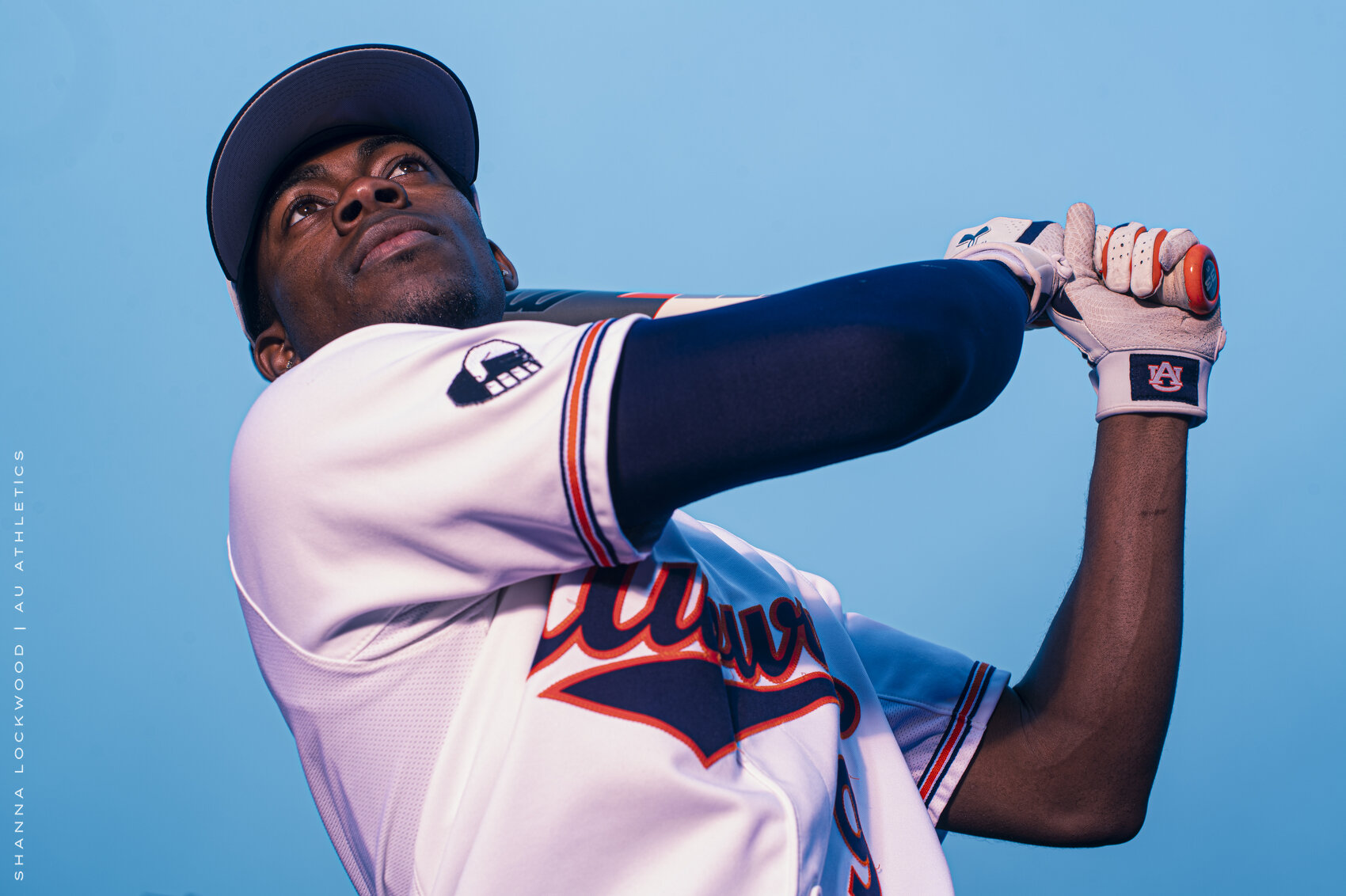  Feb 15, 2021; Auburn, AL, USA; Auburn Tigers baseball player Ryan Bliss poses during a feature portrait session at Plainsman Park. Mandatory Credit: Shanna Lockwood/AU Athletics 