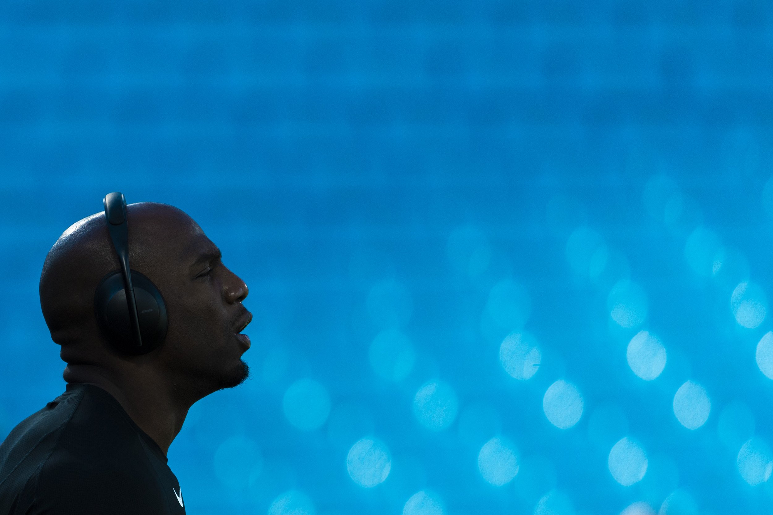  Atlanta Falcons strong safety Duron Harmon #21 before the game against the Carolina Panthers at Bank of America Stadium in Charlotte, N.C. on December 12, 2021. (Photo by Shanna Lockwood/Atlanta Falcons) 