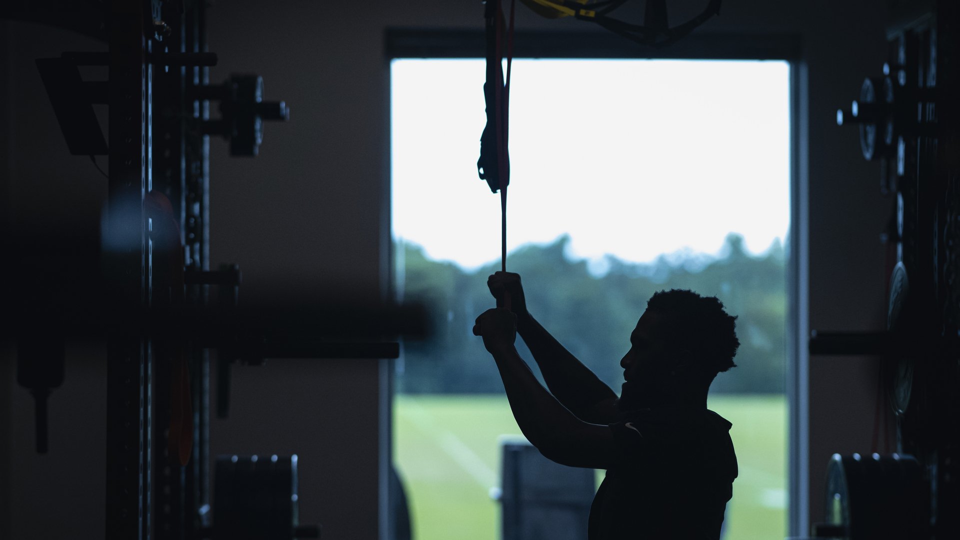  Atlanta Falcons wide receiver Auden Tate #19 works out during AT&T Atlanta Falcons Training Camp at Atlanta Falcons Training Facility in Flowery Branch, Georgia, on Monday, August 8, 2022. (Photo by Shanna Lockwood/Atlanta Falcons) 