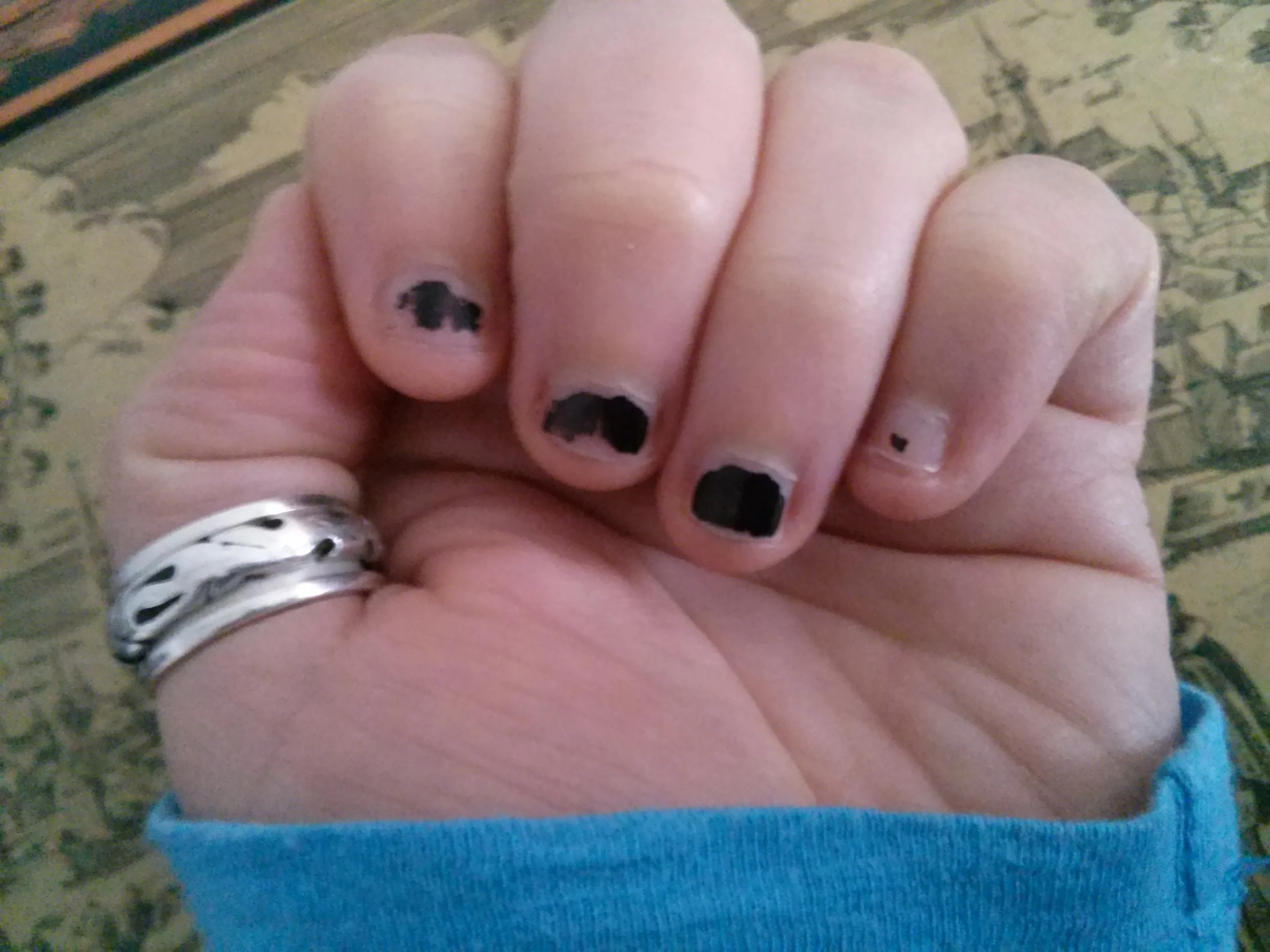Proof. (Also, can you believe this tiny hand is the hand of an adult person?! It's my hand but it shocks me anyway..)