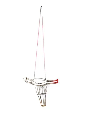 L'objet de mon affection - silver, paint 2011