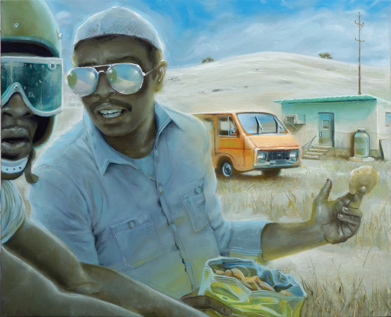 Chip Stop | oil on linen | 18x22 in | 2016