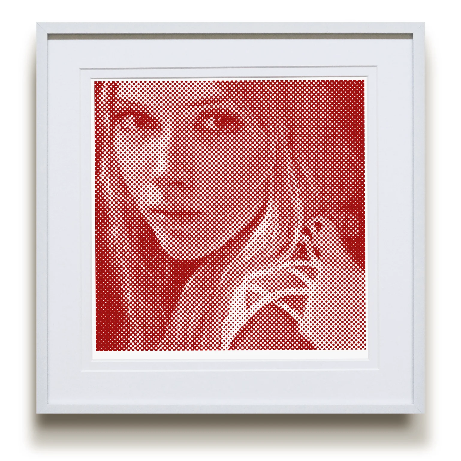 "Influence Technique 1" Halftone, Crimson