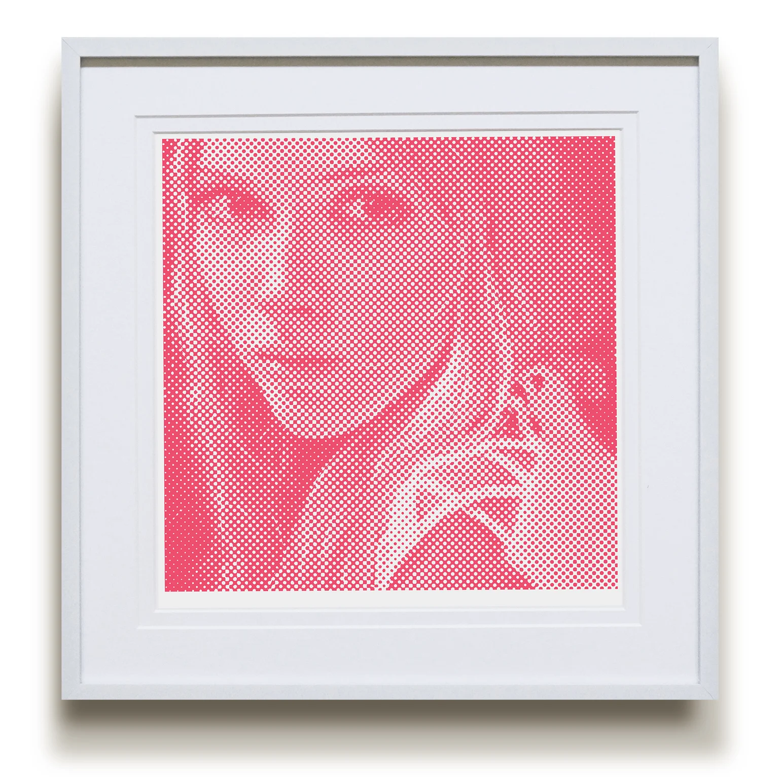 "Influence Technique 1" Halftone, Coral