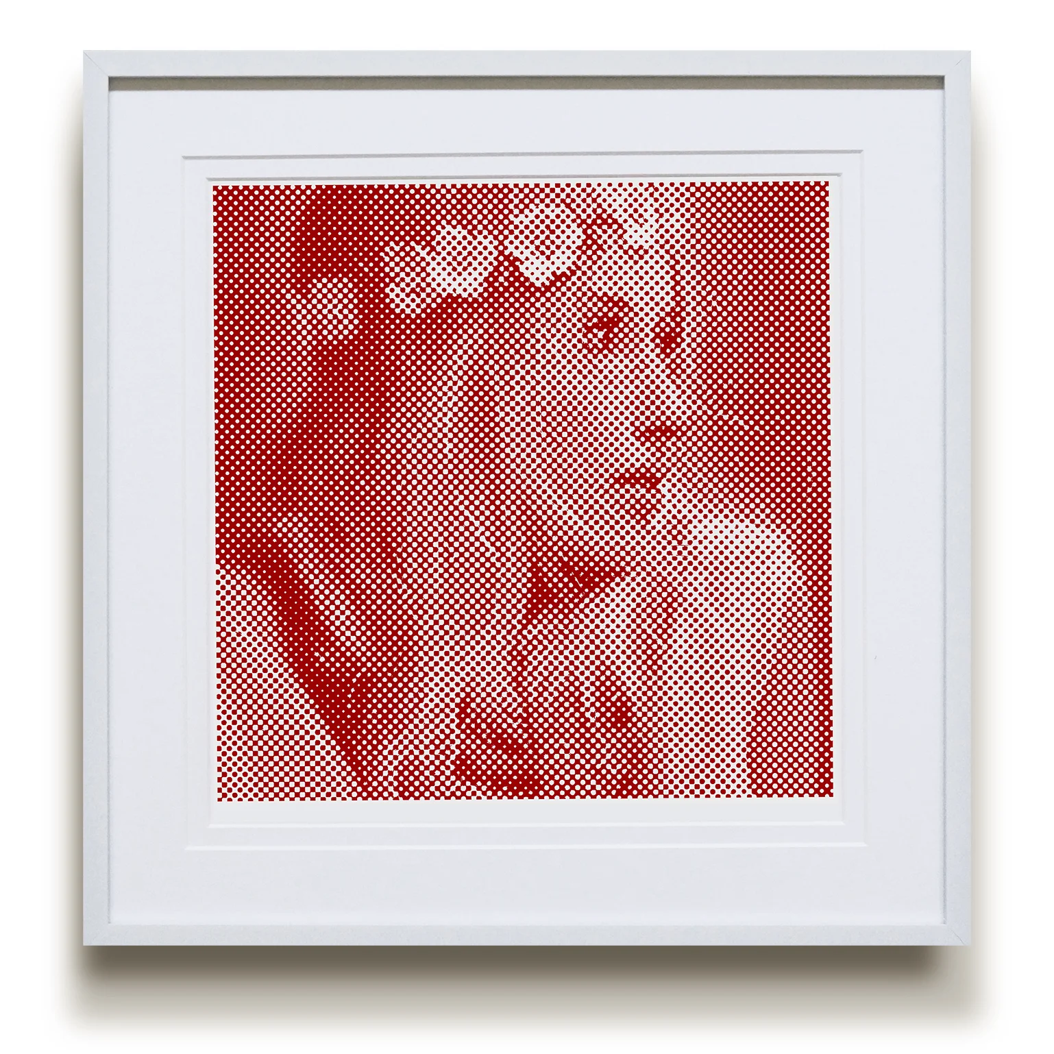 "Influence Technique 2" Halftone, Crimson