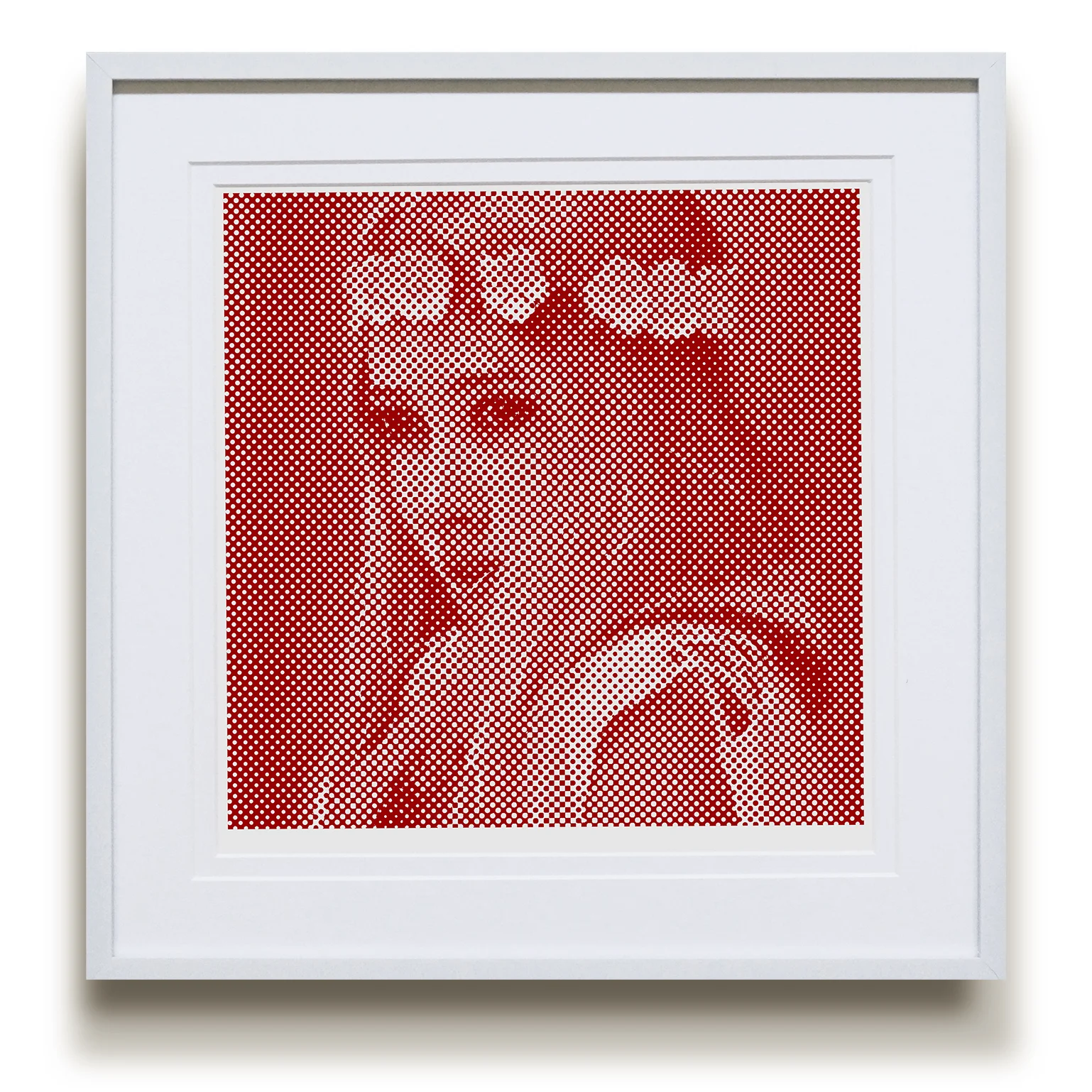 "Influence Technique 3" Halftone, Crimson