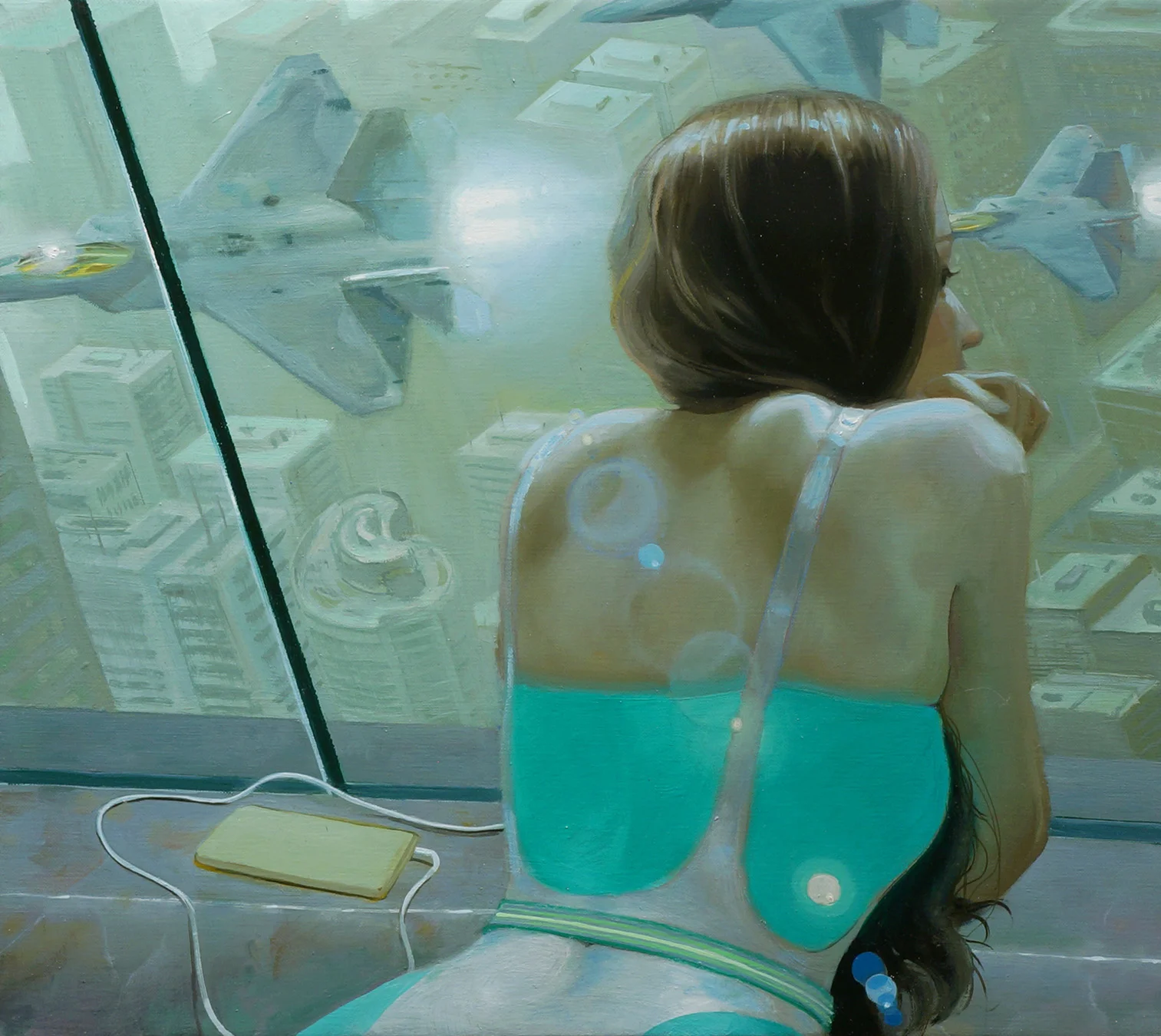Air Supremacy | oil on linen | 16x18 in. | 2017 | $4500