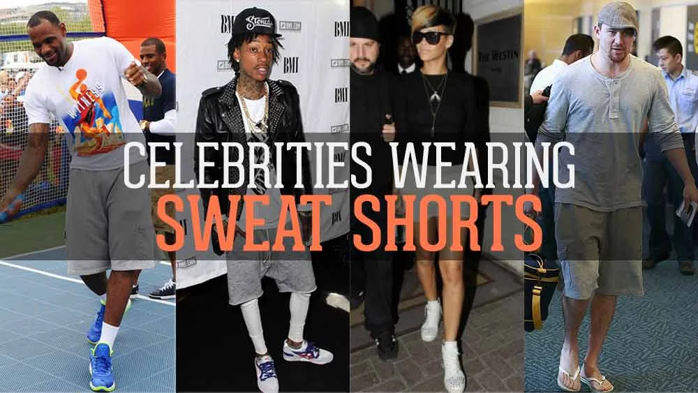 Celebrities Wearing Sweat Shorts