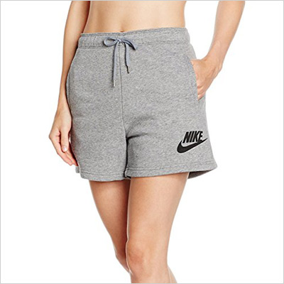 womens sweatpant shorts nike