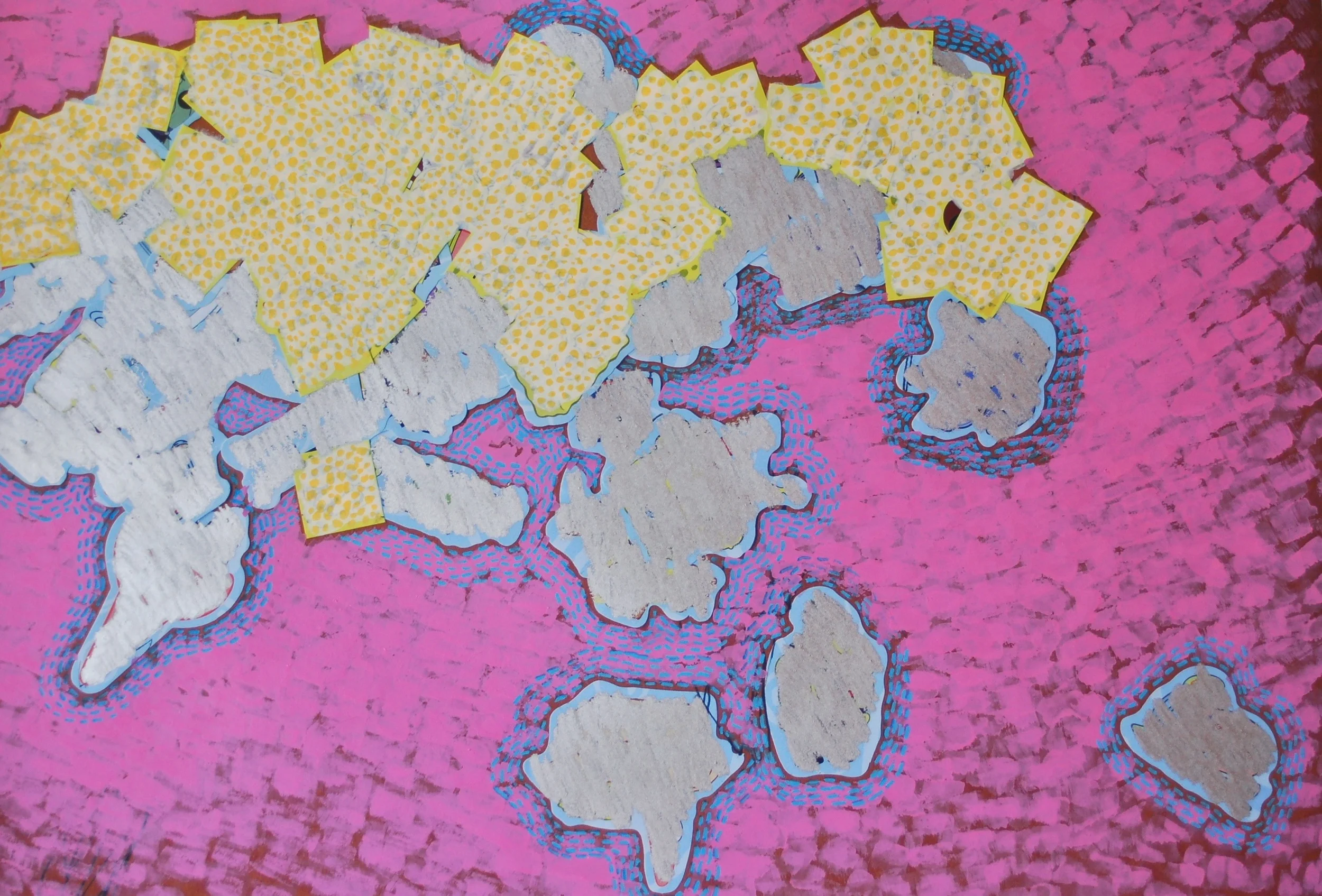 Pink with Yellow Spots