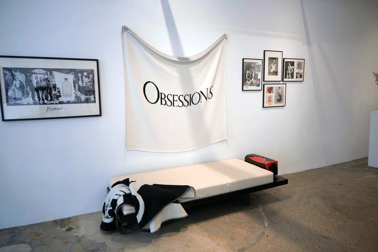 Obsessions. Wool Blanket. Solo show. Viso Project. 2023