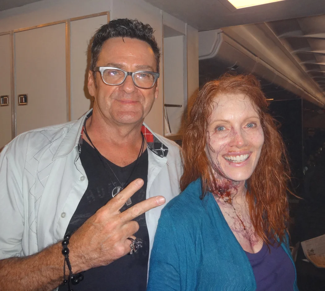On-Set "Matador" EL REY (In Special FX makeup - with director Matt Earl Beesley)