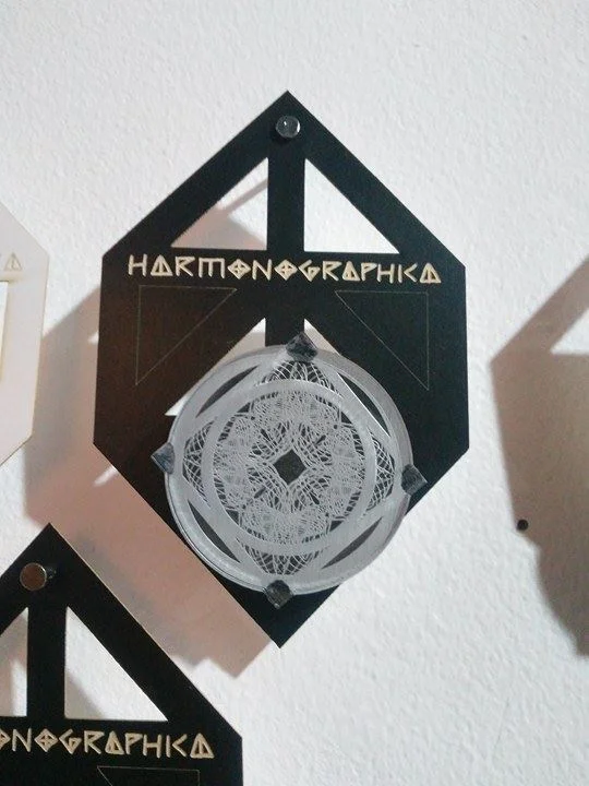 Jewellery created using the Harmonograph