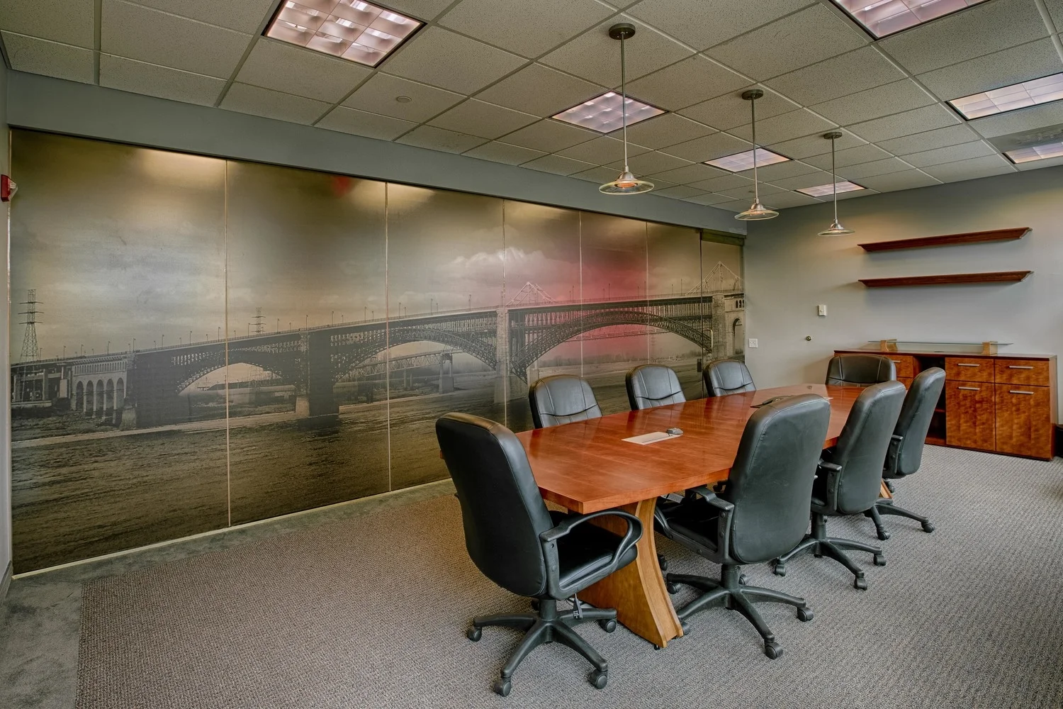 Chroma Graphic Print - Eads Bridge