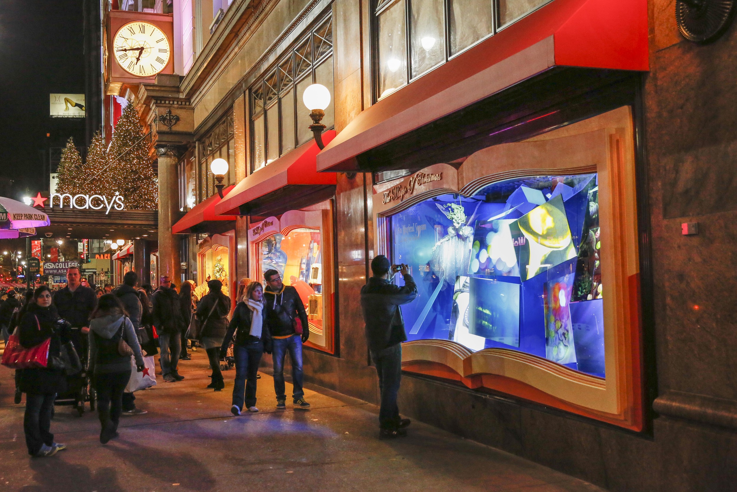 Macy's Herald Square Christmas Display.