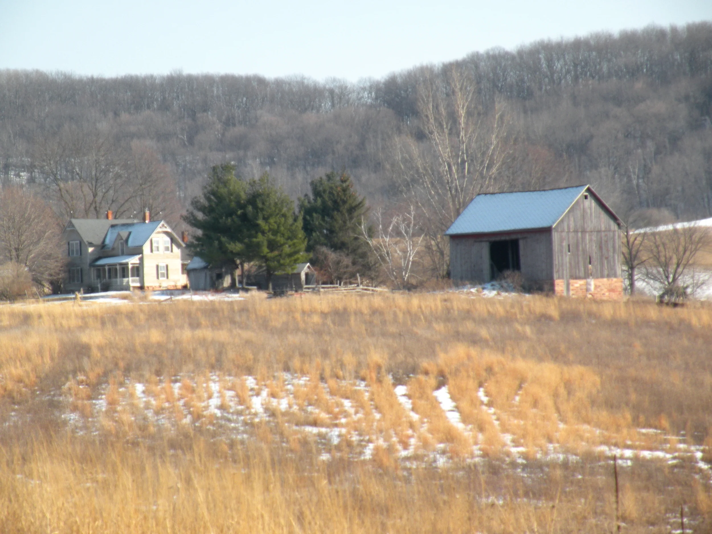 Farm from Prairie, March 2009