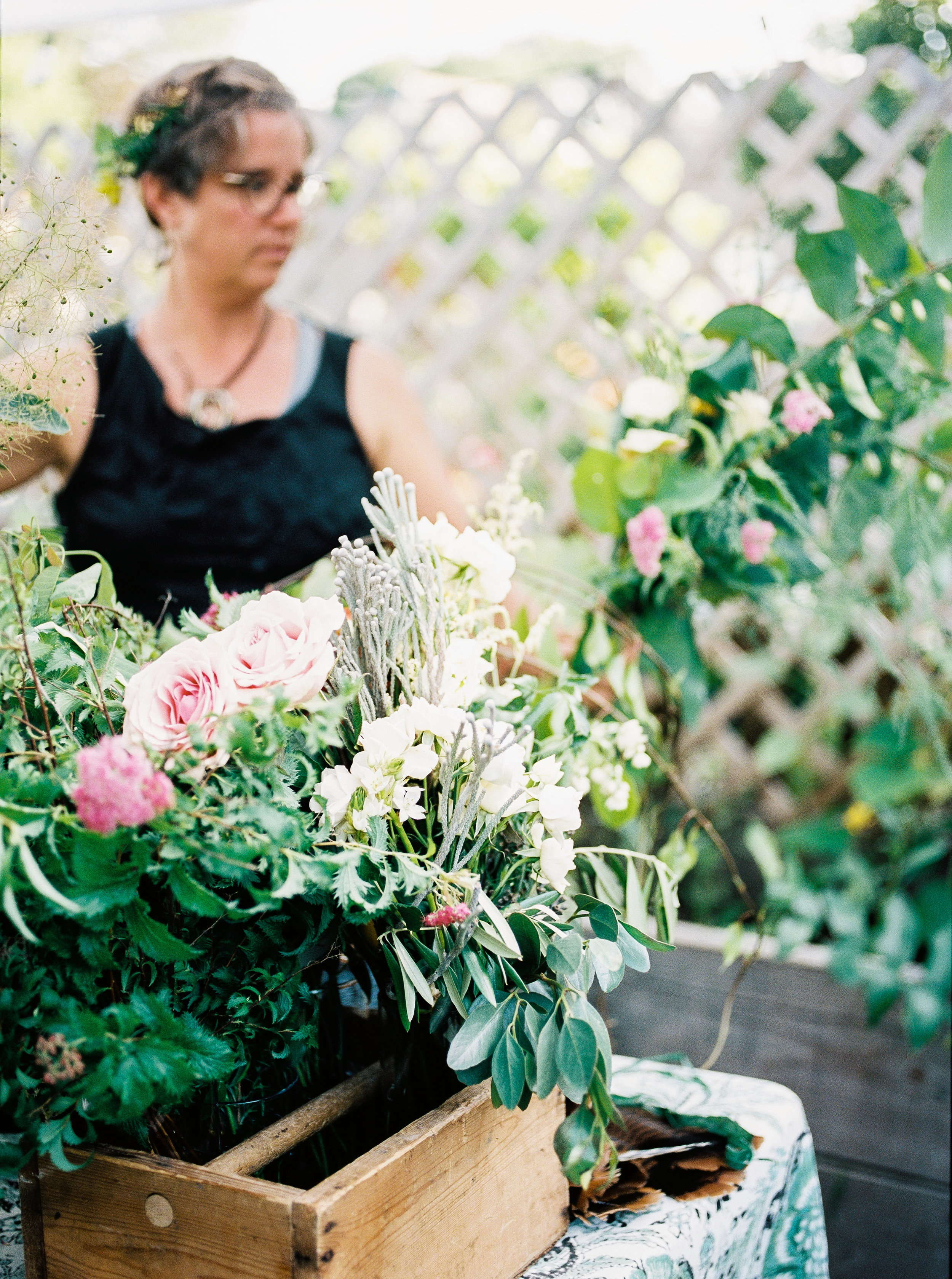 in the bouquet making zone - splendid musings.jpg