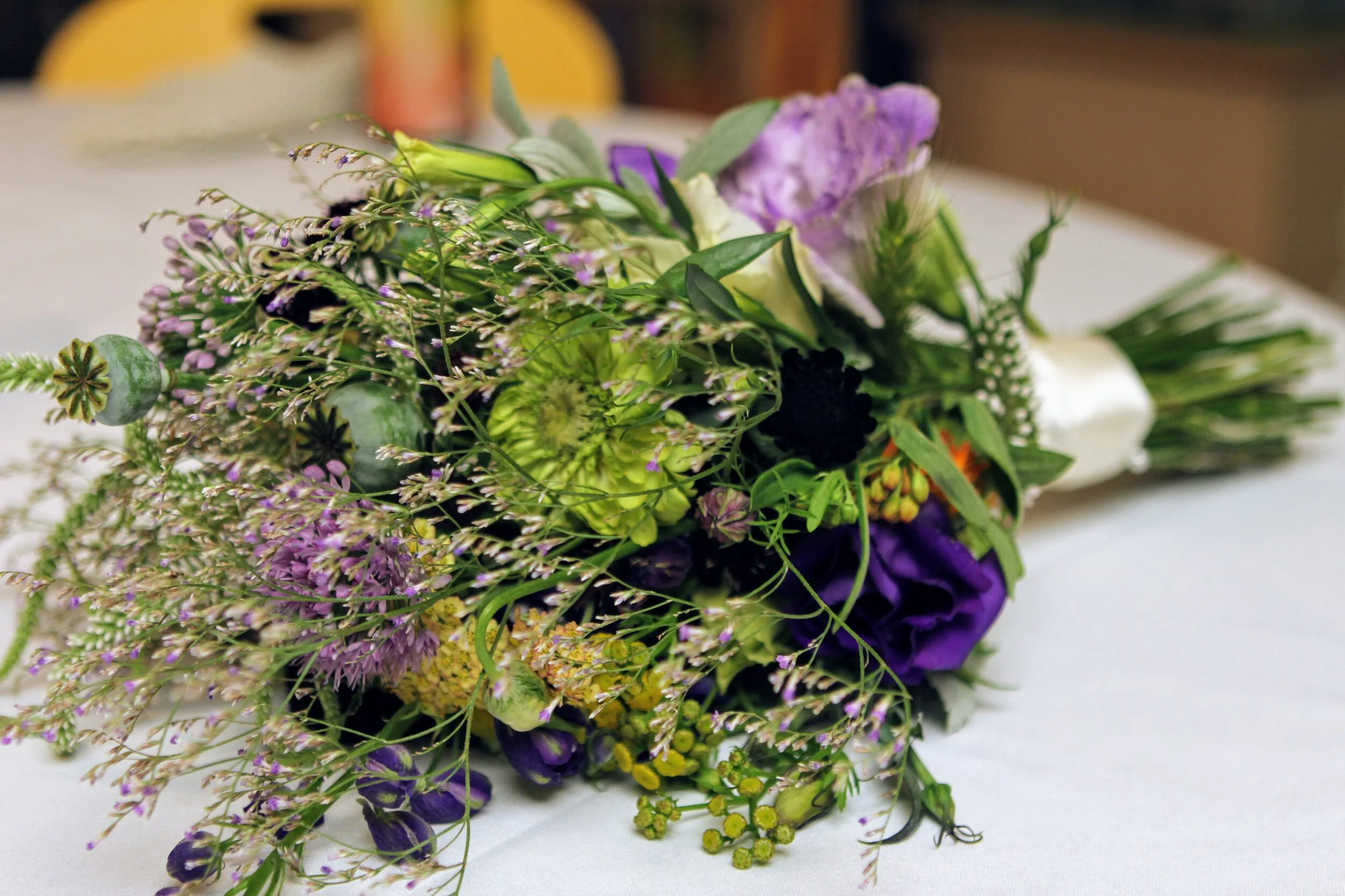 Wildflower Bridal Bouquet Photo by Erin Schneider