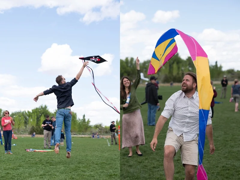 Kite Flying in City Park | Fort Collins Colorado