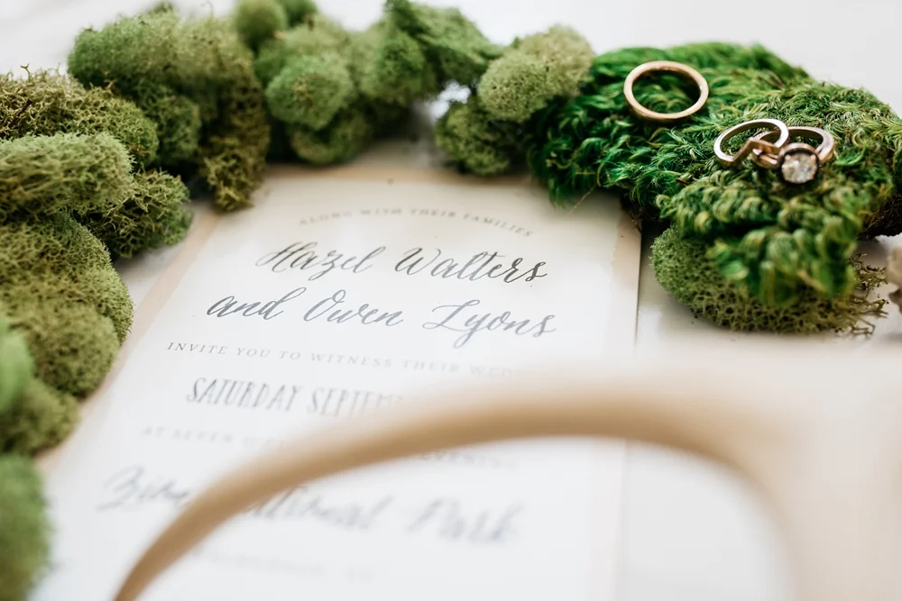 Custom wedding invitations by Basic Invite. Styling by Alyson Michelle of Things Like Stuff. Corporate product and styled shoot photography by Sonja Salzburg of Sonja K Photography.&nbsp;
