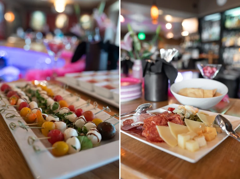 Appetizers from Cafe Vino at the Fortified Collaborations Pinked. event in Fort Collins, Colorado. Food, beverage and event photography by Sonja Salzburg of Sonja K Photography.&nbsp;
