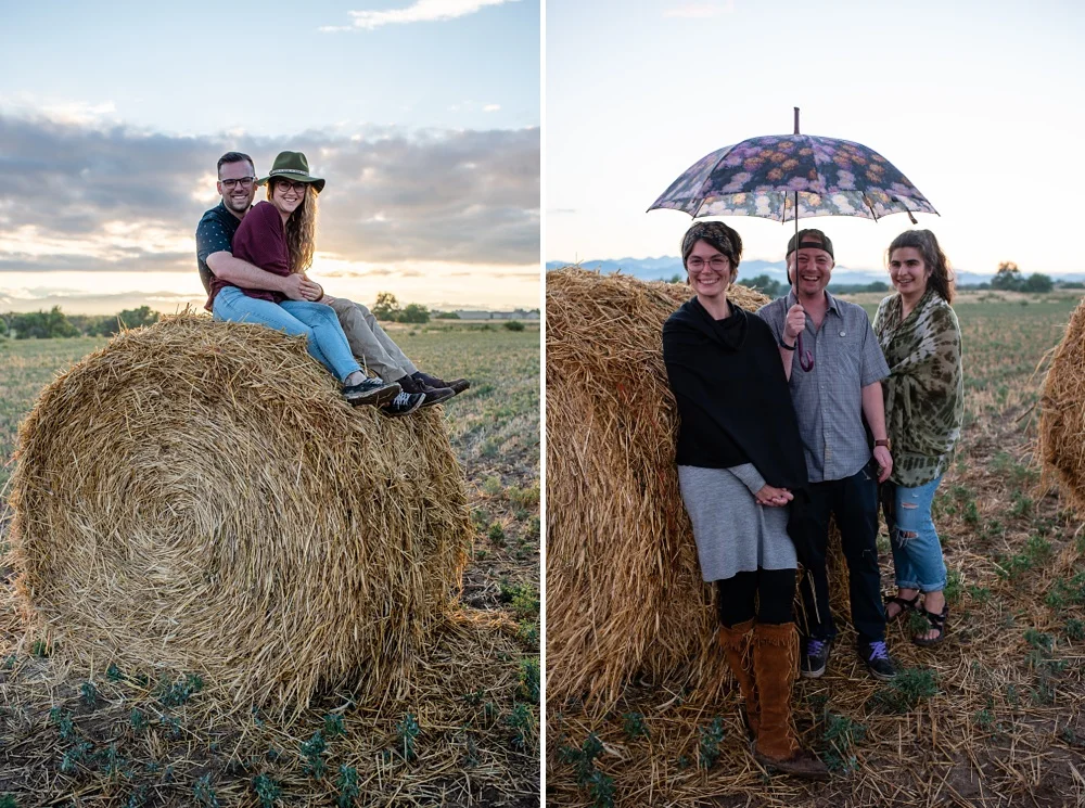 Some of the guests at the 2018 Fortified Collaborations Heart of Summer Farm Dinner at Colorado Stock and Grain Farm. Event portrait and food and beverage photography by Sonja Salzburg of Sonja K Photography.