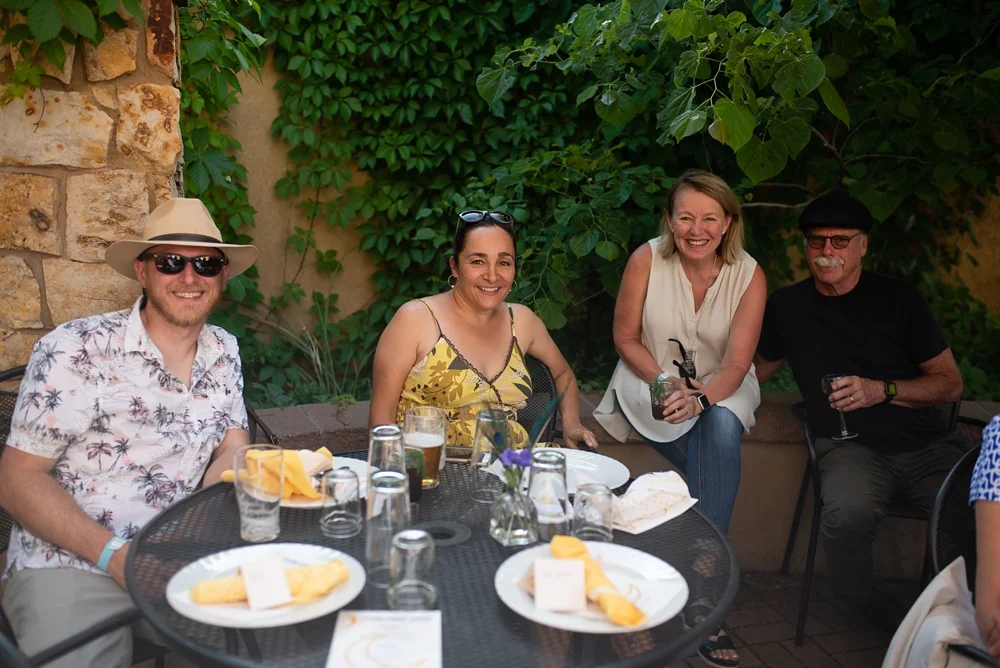 Some of the patrons of the Fortified Collaborations Second Sunday Supper in Fort Collins, Colorado. Event and Food and Beverage photography by Sonja Salzburg of Sonja K Photography.&nbsp;