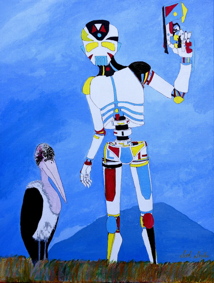 The Mondrian Robot