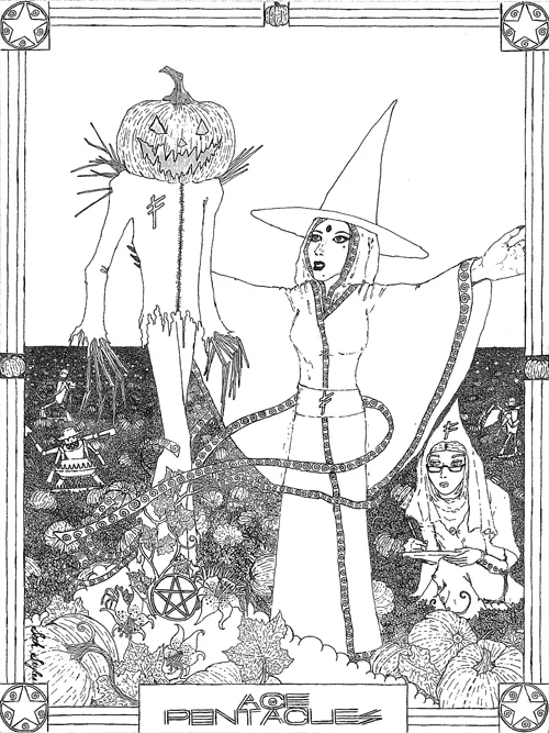 Ace of Pentacles - uncolored - unedited - signature - resized.jpg