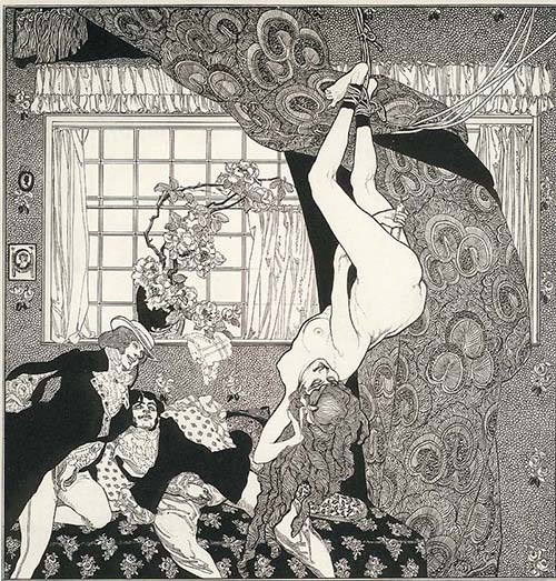 Franz von Bayros illustration entitled Erotic Paroxysm .