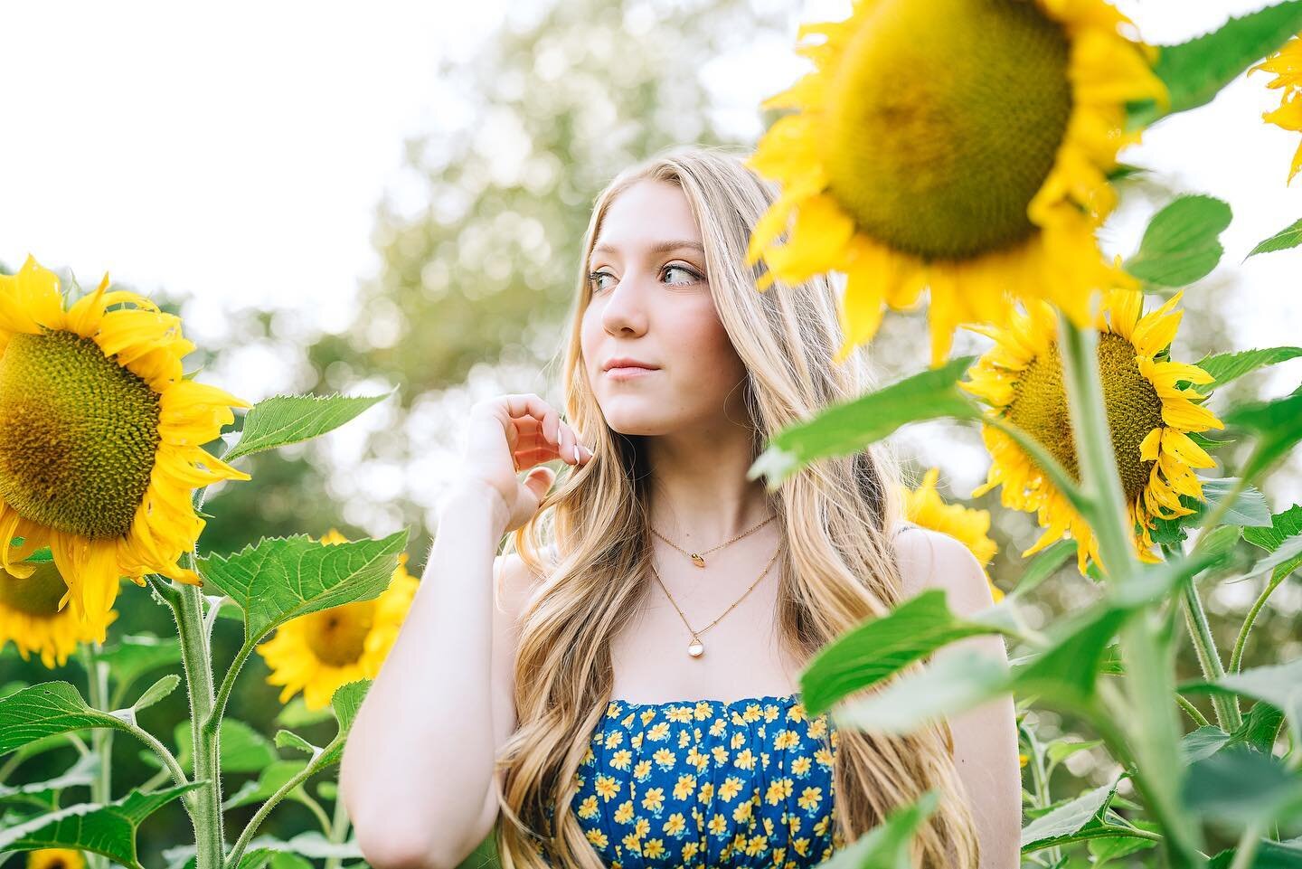 Amazing day with this stunning girl! Sunshine, blue skies, awesome outfits paired perfectly with each location, SUNFLOWERS, and gorgeous beach sunset. It doesn&rsquo;t get much better! So grateful since we had to reschedule her original session due t