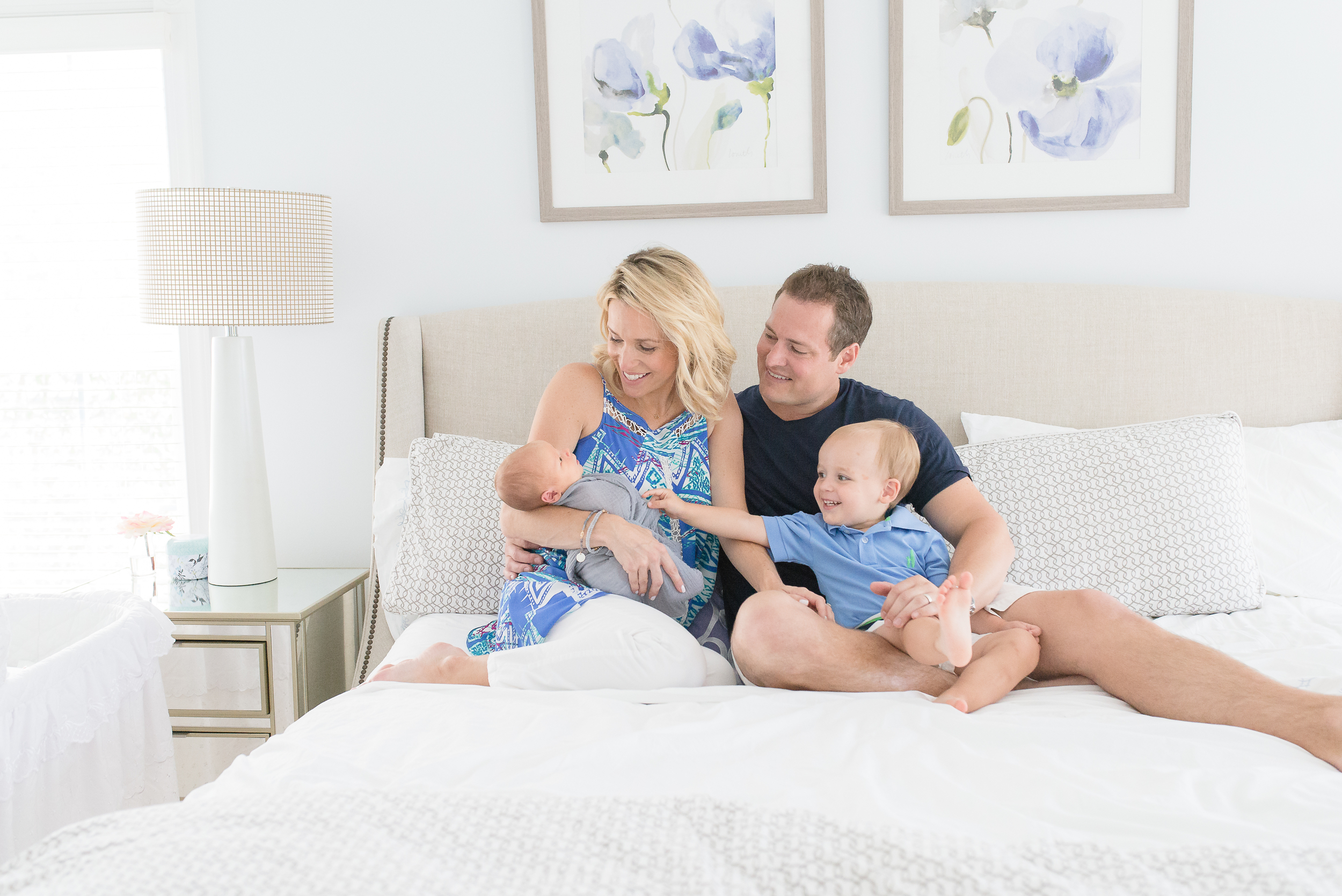 Lifestyle Newborn Session in Ashburn, VA | Kristin Cornely Photography