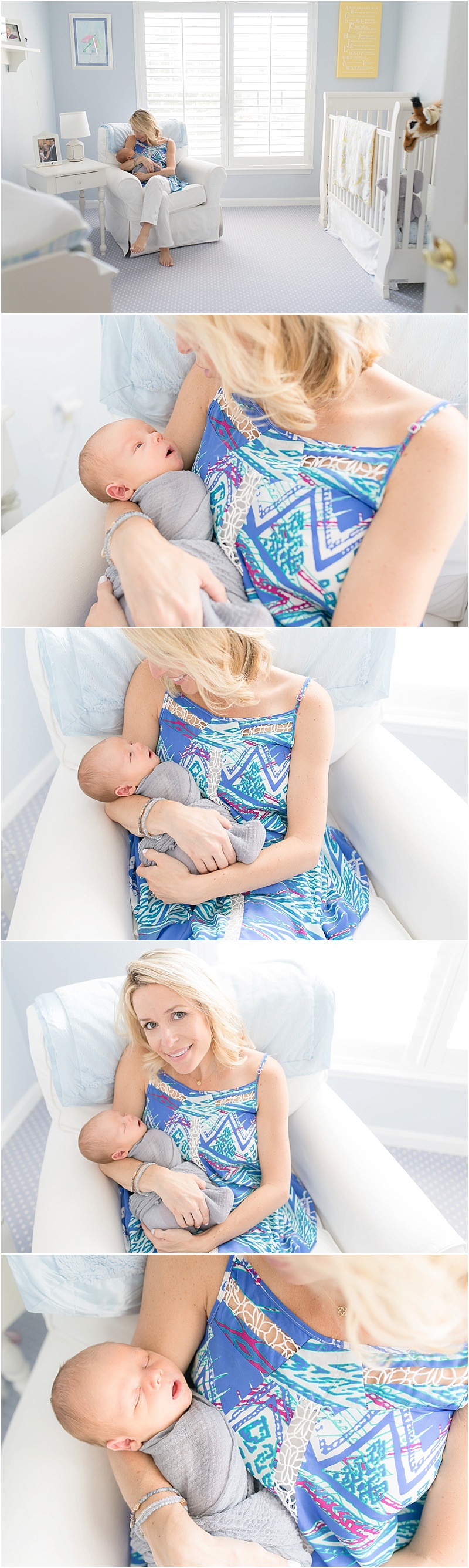 Lifestyle Newborn Session in Ashburn, VA | Kristin Cornely Photography