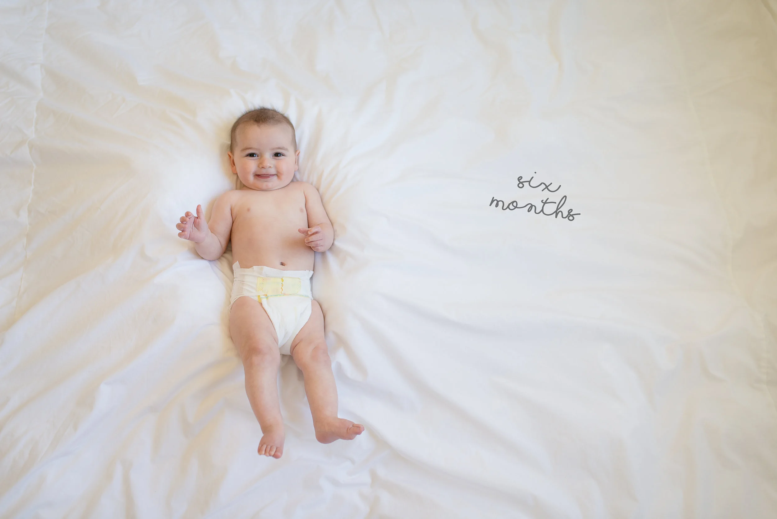 Hudson Thomas:  Five & Six Month Time Capsules (oops!)