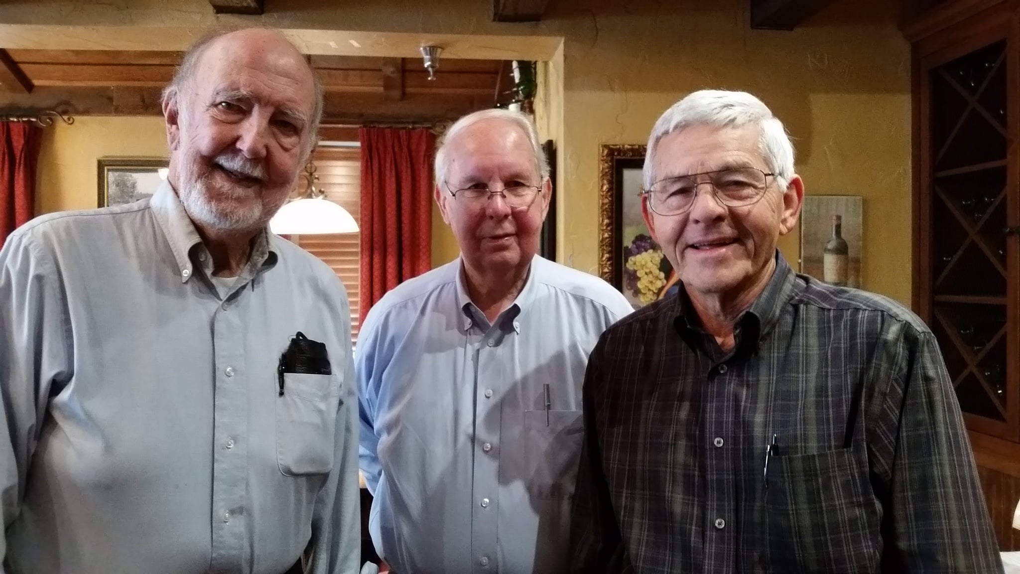 Left to right: Dick Norton (Little Rock), Darrel Coleman (Little Rock), Dr. Doyle (Wendy) Burke (Tempe, AZ).