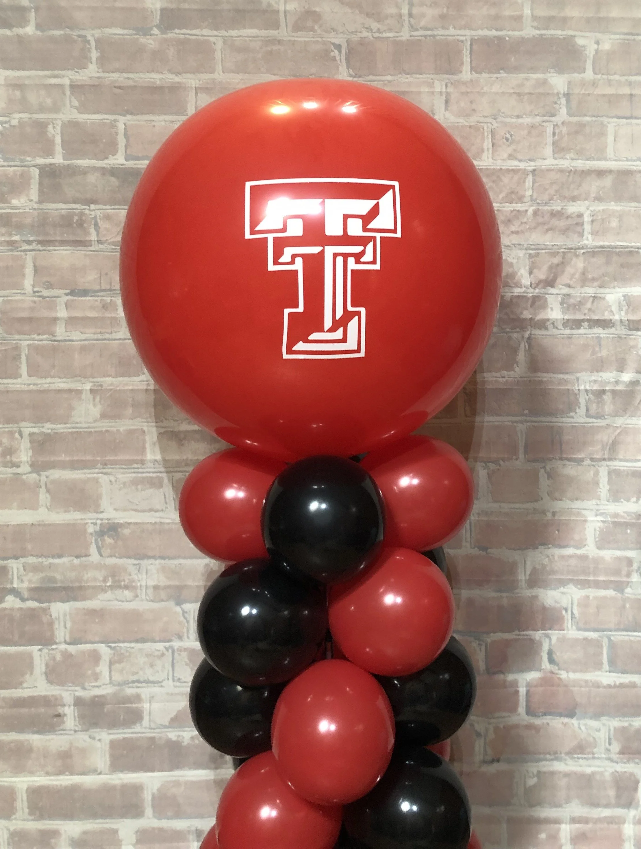 Column with College Logo